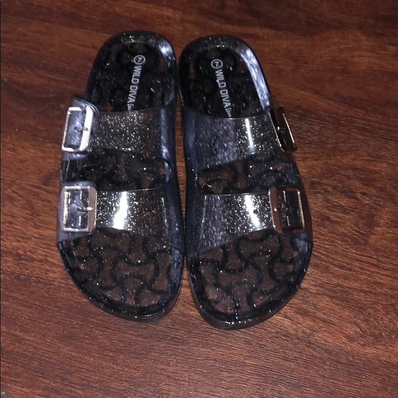 fashion nova jelly sandals